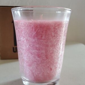 Pink Grapefruit Palm Candle New Clean Burning cotton wick Celebrating Home